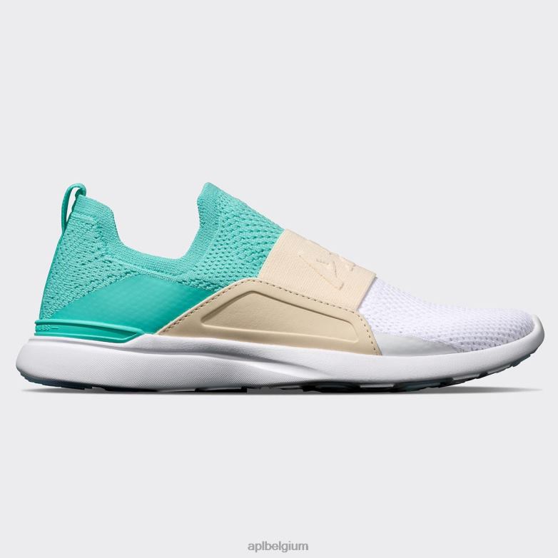vrouwen techloom gelukzaligheid 27 406TH273 rennen munt/strand/wit APL