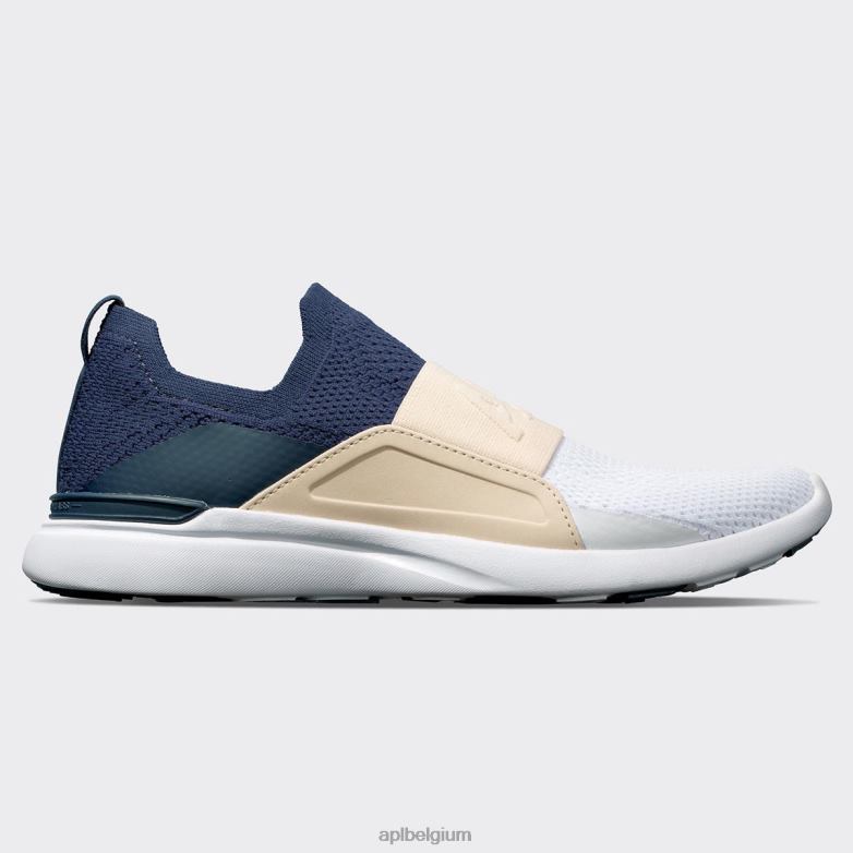 vrouwen techloom gelukzaligheid 28 406TH337 rennen marine/strand/wit APL