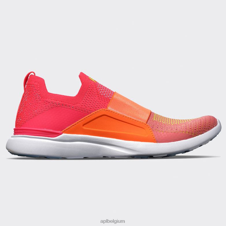 vrouwen techloom gelukzaligheid 29 406TH365 rennen magenta/gesmolten/vuurkoraal APL