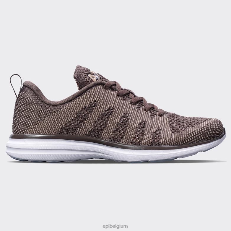 vrouwen techloom pro 46 406TH134 rennen chocolade/amandel/wit APL