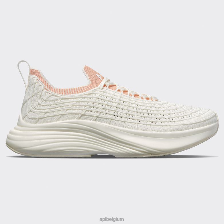 vrouwen techloom-zipline 64 406TH40 rennen ivoor/blush/geribbeld APL