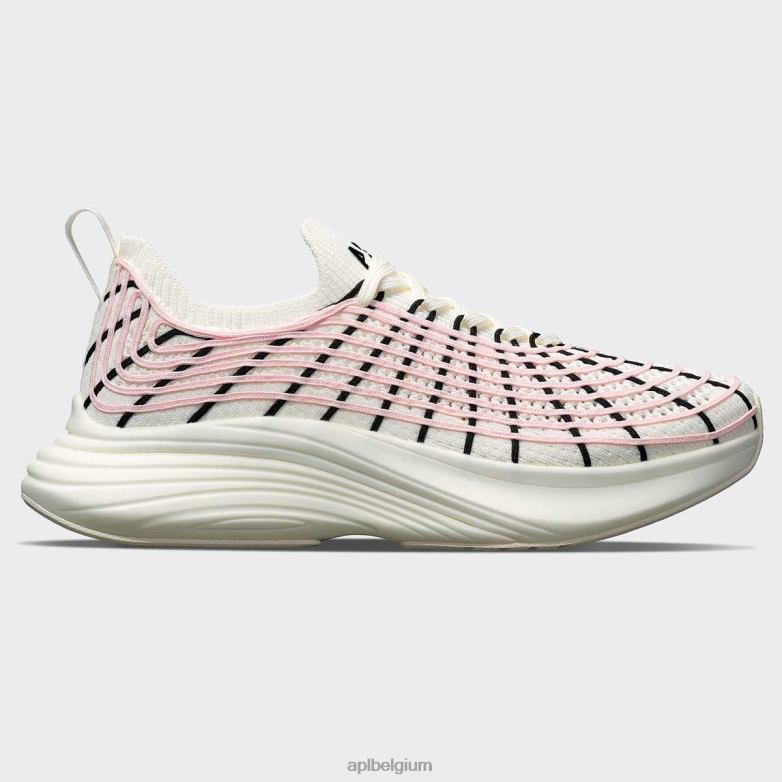 vrouwen techloom-zipline 65 406TH116 rennen ivoor/gebleekt roze/zwart APL