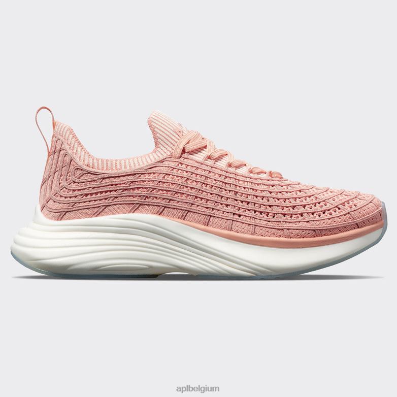 vrouwen techloom-zipline 65 406TH204 rennen blozen/ongerept/geribbeld APL