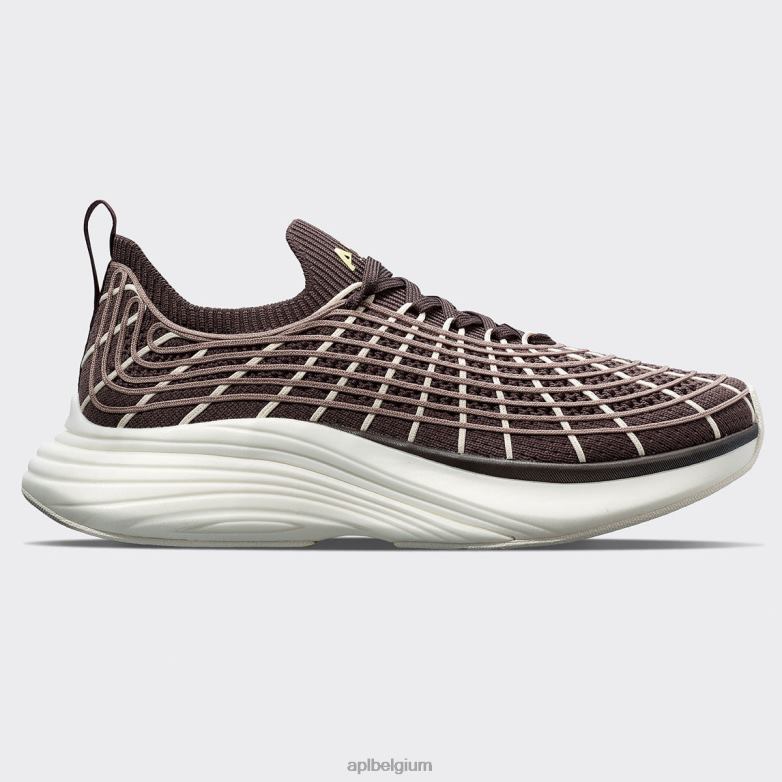 vrouwen techloom-zipline 66 406TH242 rennen chocolade/amandel/ongerept APL