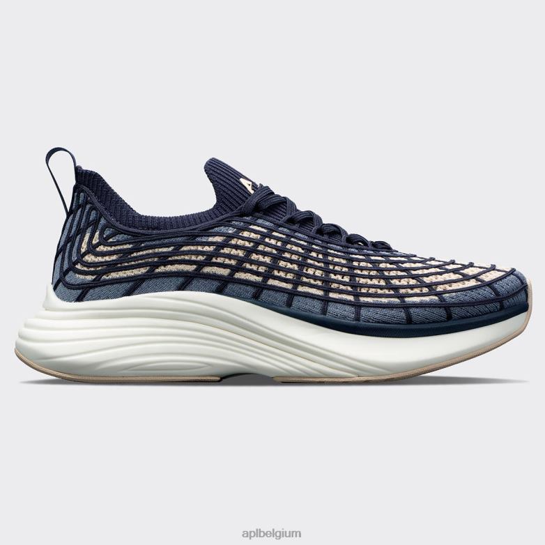 vrouwen techloom-zipline 66 406TH346 rennen marineblauw/leisteen/warme zijde APL