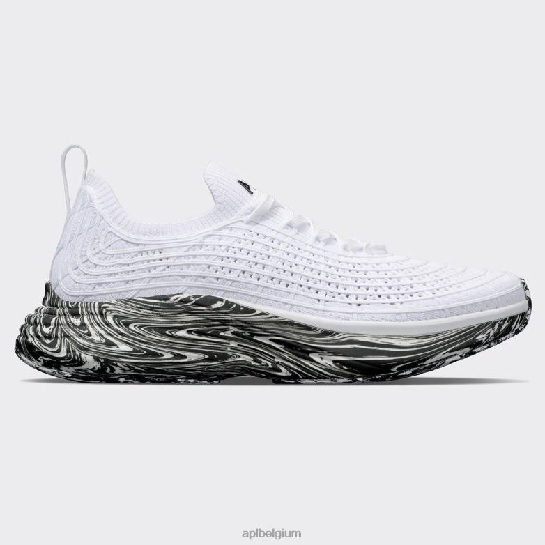 vrouwen techloom-zipline 66 406TH354 rennen wit/zwart/marmer APL