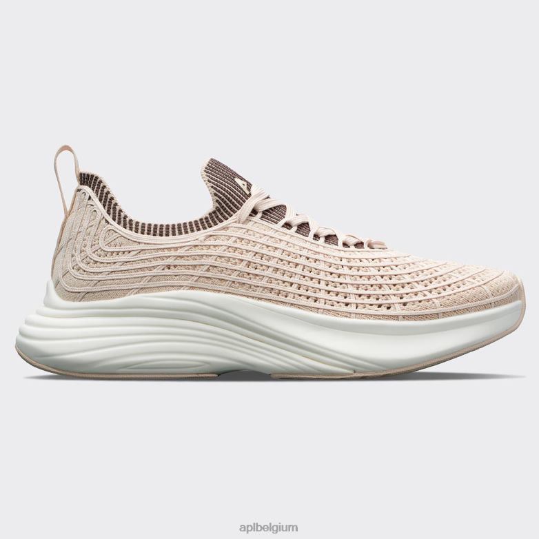 vrouwen techloom-zipline 67 406TH439 rennen strand/chocolade/wit APL