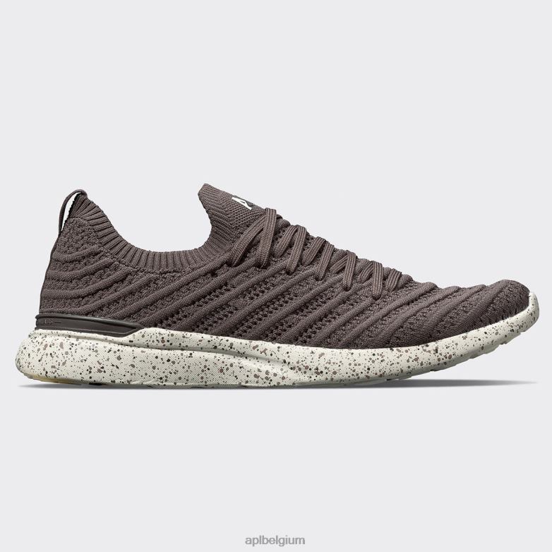 vrouwen techloomwave 60 406TH397 rennen chocolade/ongerept/spikkel APL