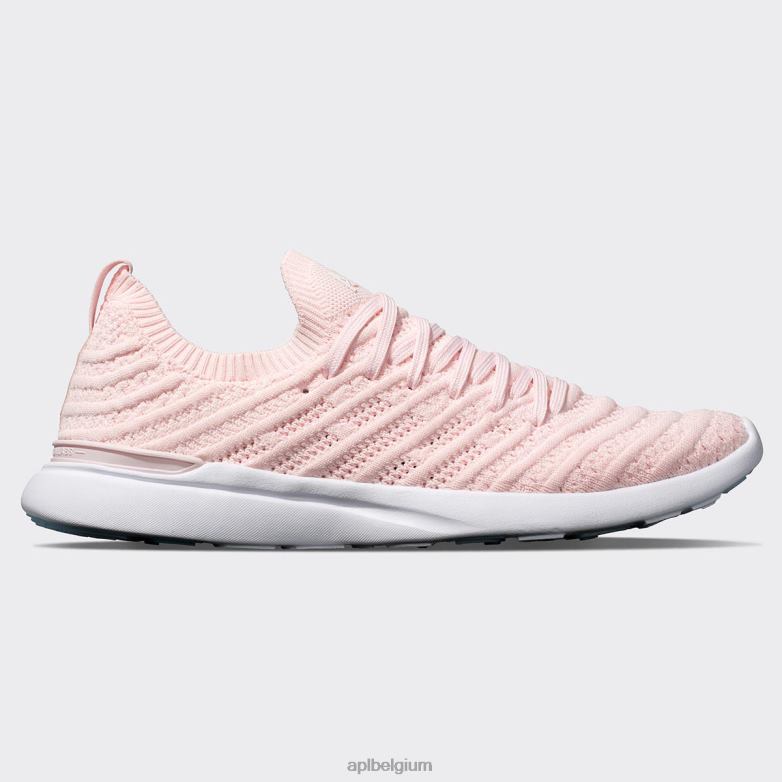 vrouwen techloomwave 60 406TH408 rennen gebleekt roze/wit/transparant APL
