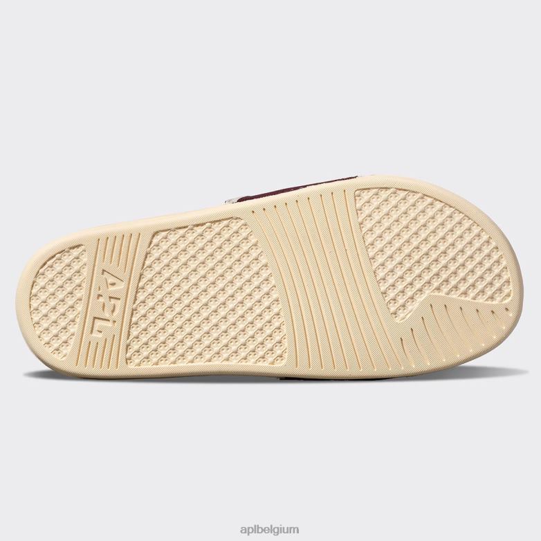 vrouwen groot logo techloom dia 1 406TH528 dia\s vanille/bordeaux/zeezout APL