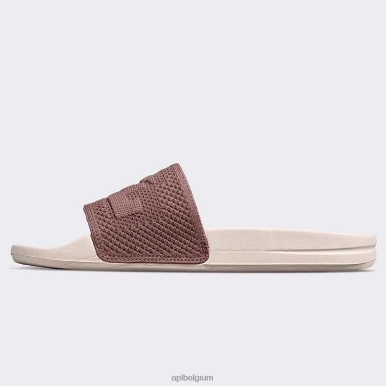 vrouwen groot logo techloom dia 1 406TH537 dia\s creme/rozenstof/strandhout APL