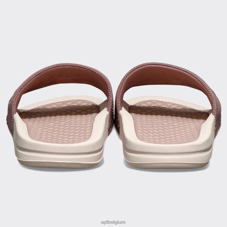 vrouwen groot logo techloom dia 1 406TH537 dia\s creme/rozenstof/strandhout APL