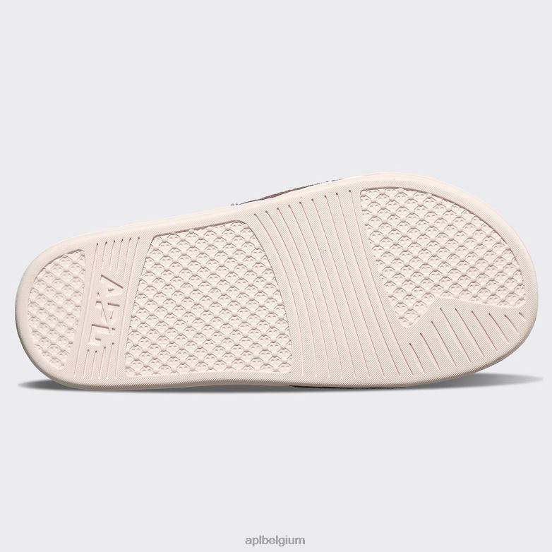 vrouwen groot logo techloom dia 1 406TH537 dia\s creme/rozenstof/strandhout APL