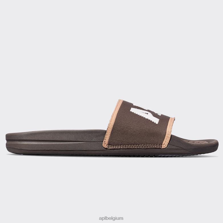 vrouwen groot logo techloom dia 2 406TH565 dia\s chocolade/ivoor/karamel APL