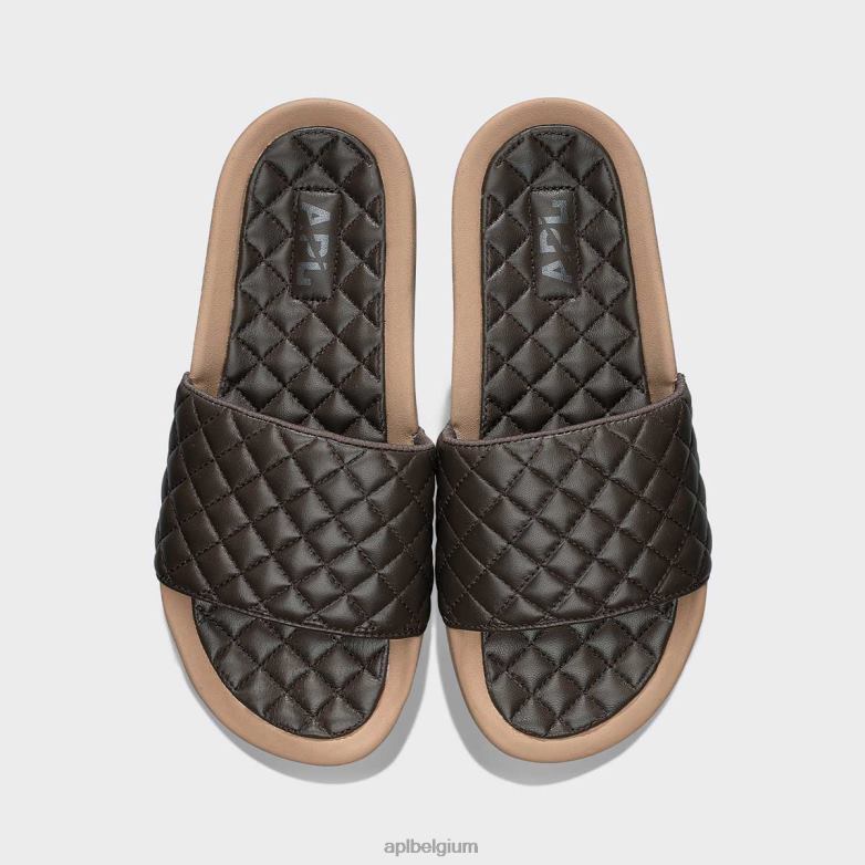 vrouwen lusso glijbaan 11 406TH570 dias chocolade/karamel APL