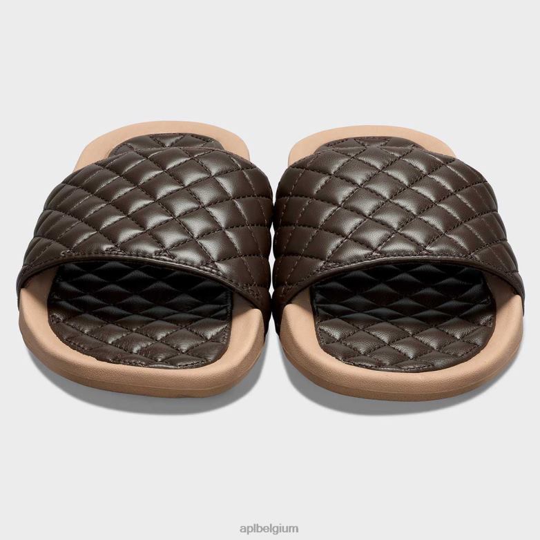 vrouwen lusso glijbaan 11 406TH570 dia\s chocolade/karamel APL