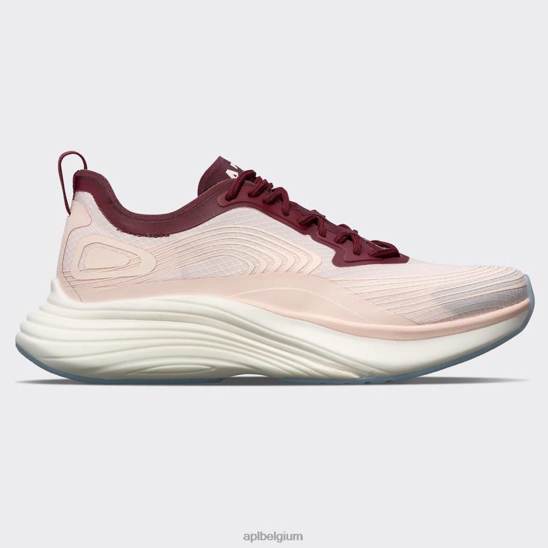 creme/bordeaux/wit