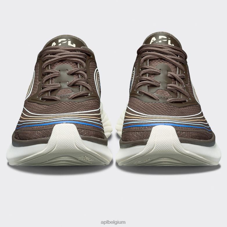 vrouwen stroomlijnen 21 406TH396 rennen chocolade/kobalt/multi APL