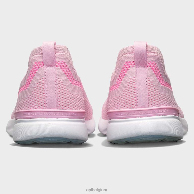 vrouwen techloom briesje 34 406TH58 rennen zachtroze/fusion roze/wit APL
