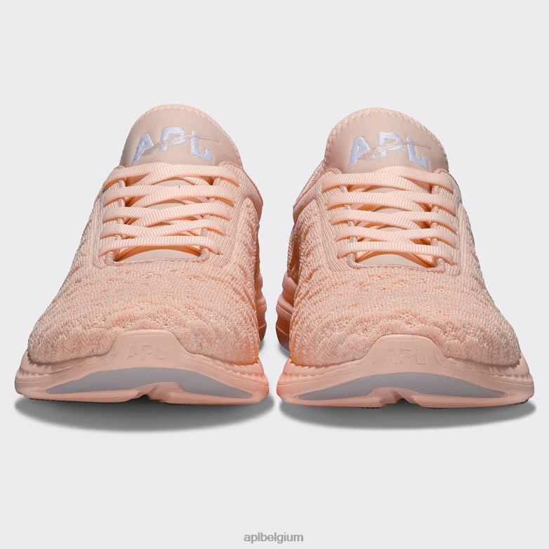 vrouwen techloom fantoom 42 406TH38 rennen vervaagd perzik/wit APL