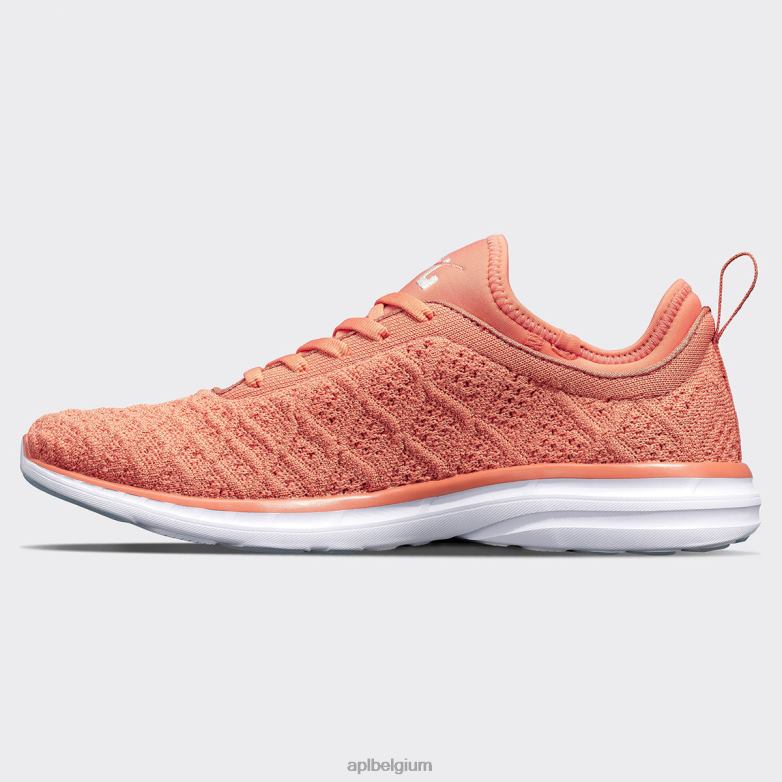 vrouwen techloom fantoom 43 406TH206 rennen terracotta/ongerept/wit APL