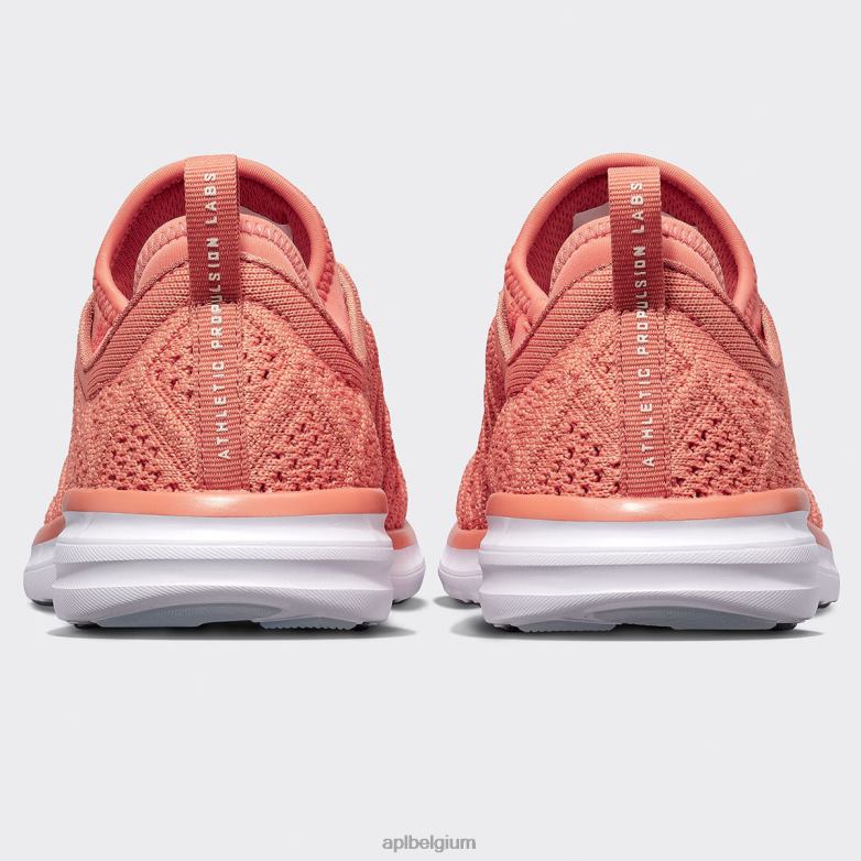 vrouwen techloom fantoom 43 406TH206 rennen terracotta/ongerept/wit APL