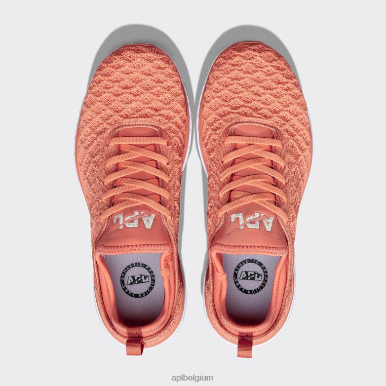 vrouwen techloom fantoom 43 406TH206 rennen terracotta/ongerept/wit APL