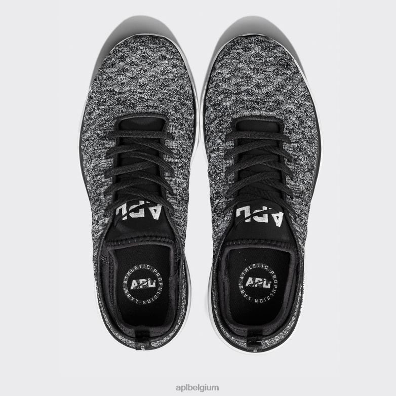 vrouwen techloom fantoom 43 406TH285 rennen zwart/wit/gemêleerd APL