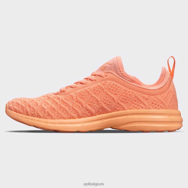 vrouwen techloom fantoom 44 406TH341 rennen neon perzik APL