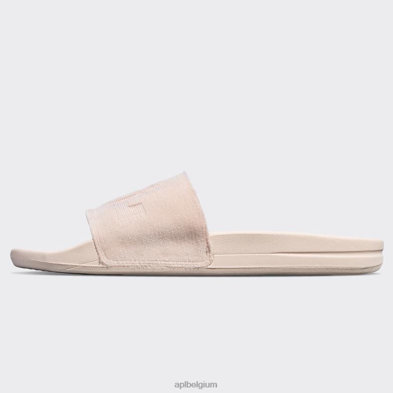 vrouwen techloom fluwelen glijbaan 406TH536 dia\s crème APL