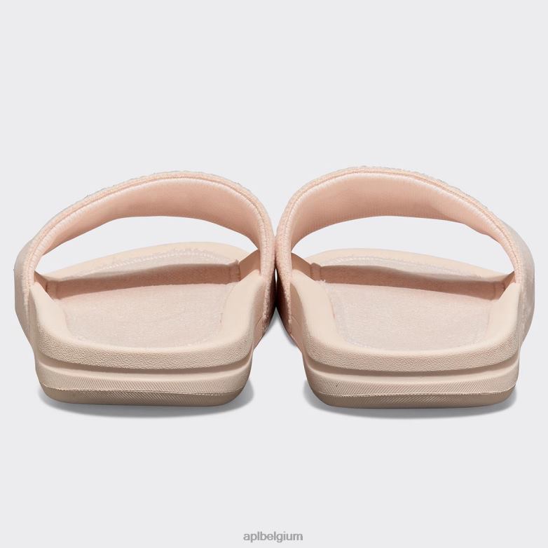 vrouwen techloom fluwelen glijbaan 406TH536 dia\s crème APL