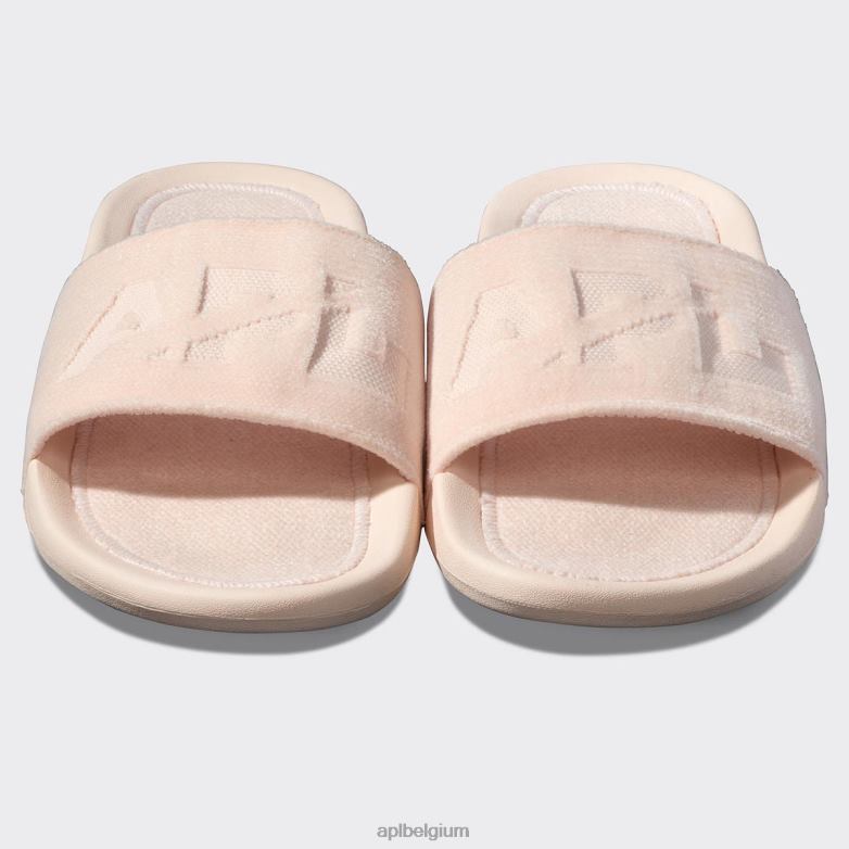 vrouwen techloom fluwelen glijbaan 406TH536 dia\s crème APL
