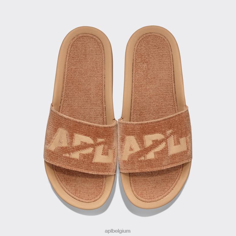 vrouwen techloom fluwelen glijbaan 406TH564 dias karamel APL