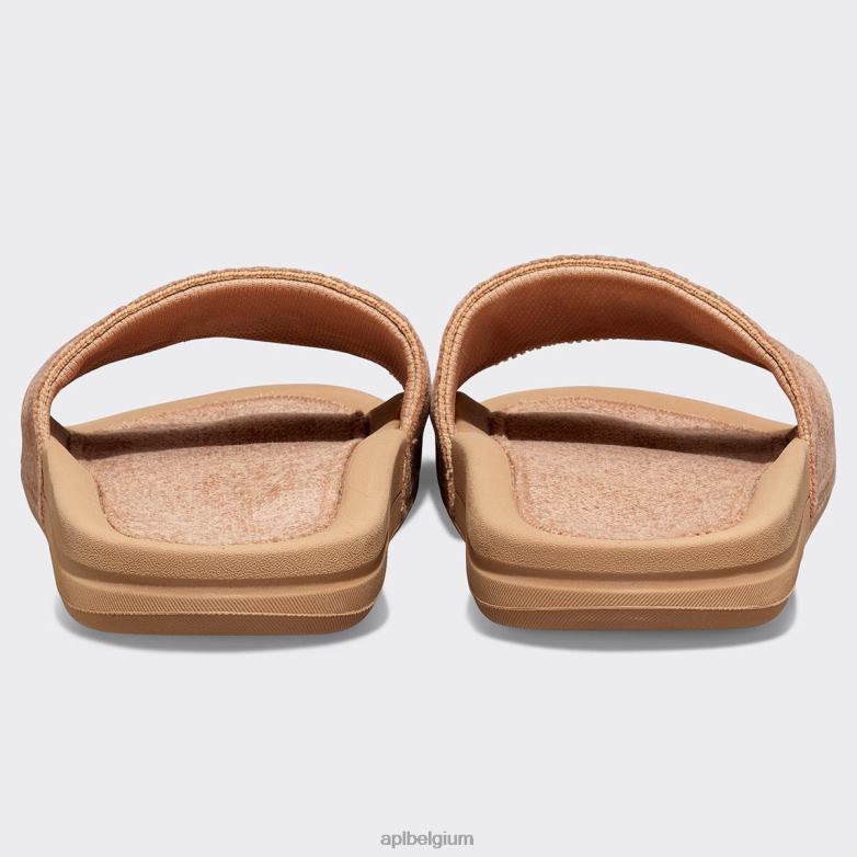 vrouwen techloom fluwelen glijbaan 406TH564 dia\s karamel APL
