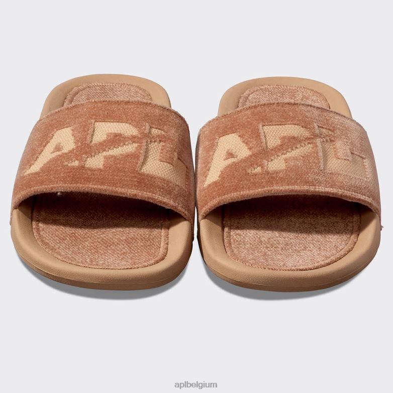 vrouwen techloom fluwelen glijbaan 406TH564 dia\s karamel APL
