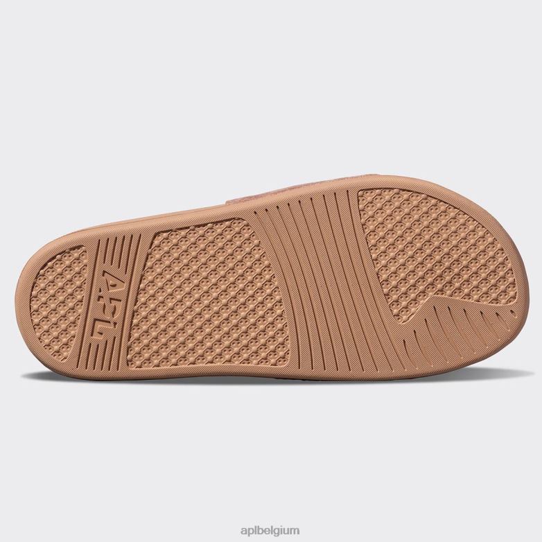 vrouwen techloom fluwelen glijbaan 406TH564 dia\s karamel APL
