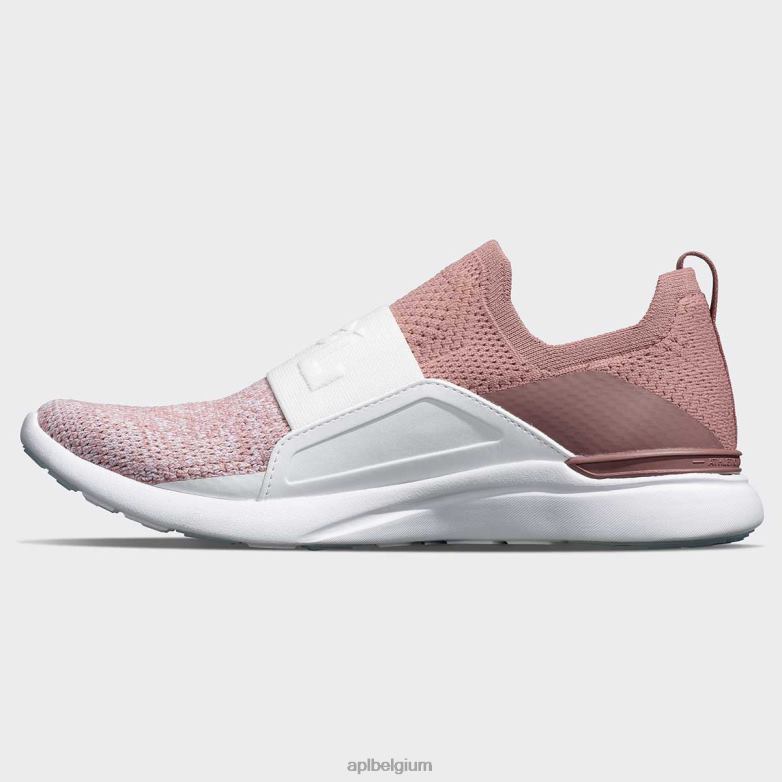 vrouwen techloom gelukzaligheid 25 406TH114 rennen strandhout/wit/gemêleerd APL