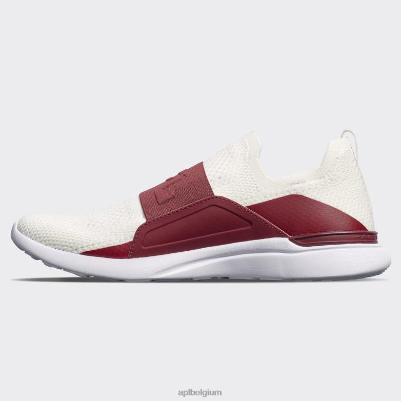 vrouwen techloom gelukzaligheid 25 406TH128 rennen bordeaux/ivoor/wit APL