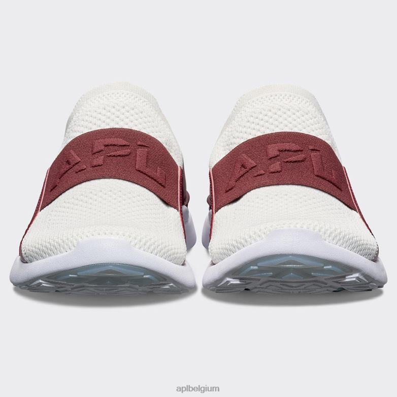 vrouwen techloom gelukzaligheid 25 406TH128 rennen bordeaux/ivoor/wit APL