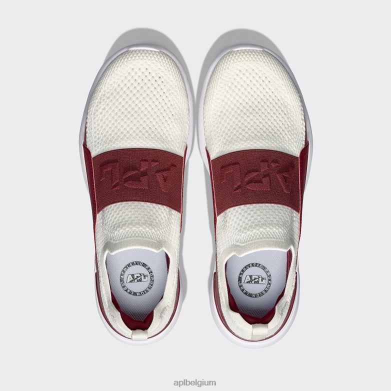 vrouwen techloom gelukzaligheid 25 406TH128 rennen bordeaux/ivoor/wit APL