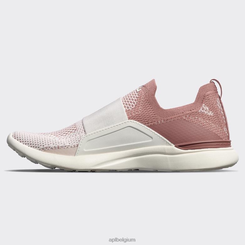 vrouwen techloom gelukzaligheid 25 406TH156 rennen ivoor/creme/strandhout APL