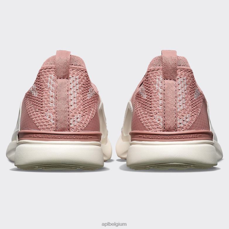 vrouwen techloom gelukzaligheid 25 406TH156 rennen ivoor/creme/strandhout APL