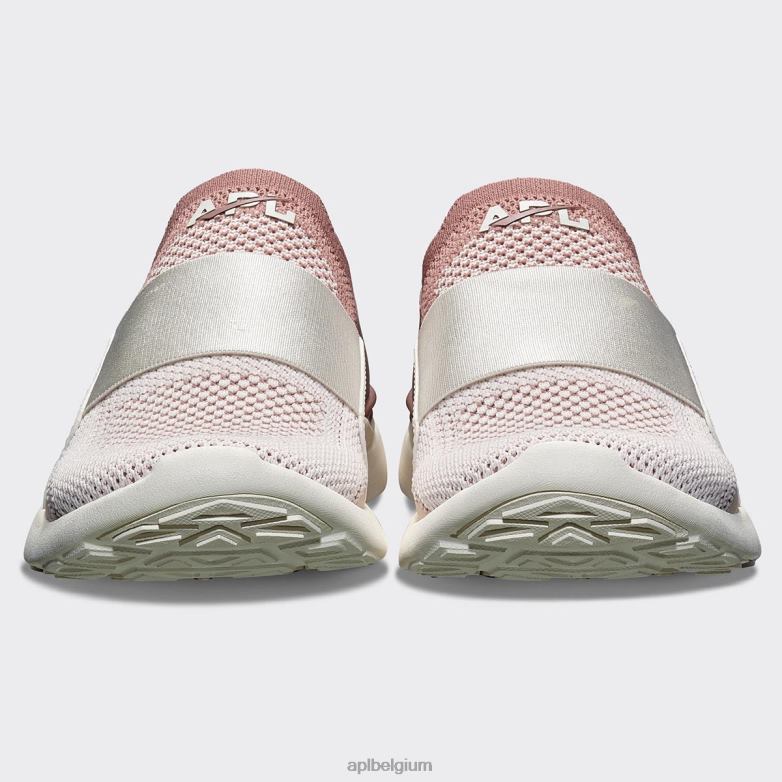 vrouwen techloom gelukzaligheid 25 406TH156 rennen ivoor/creme/strandhout APL