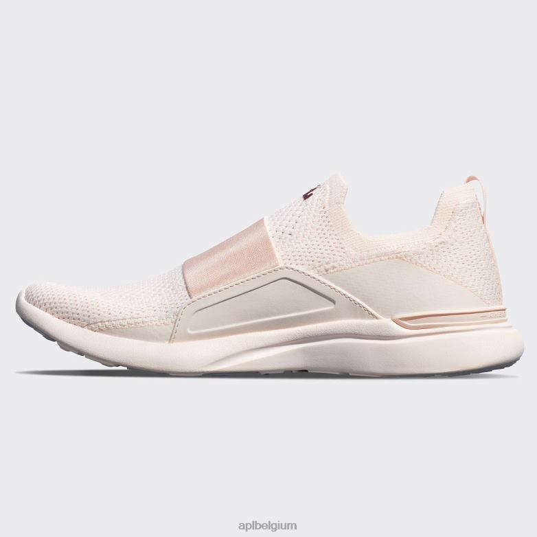 vrouwen techloom gelukzaligheid 25 406TH160 rennen zeezout/bordeaux APL
