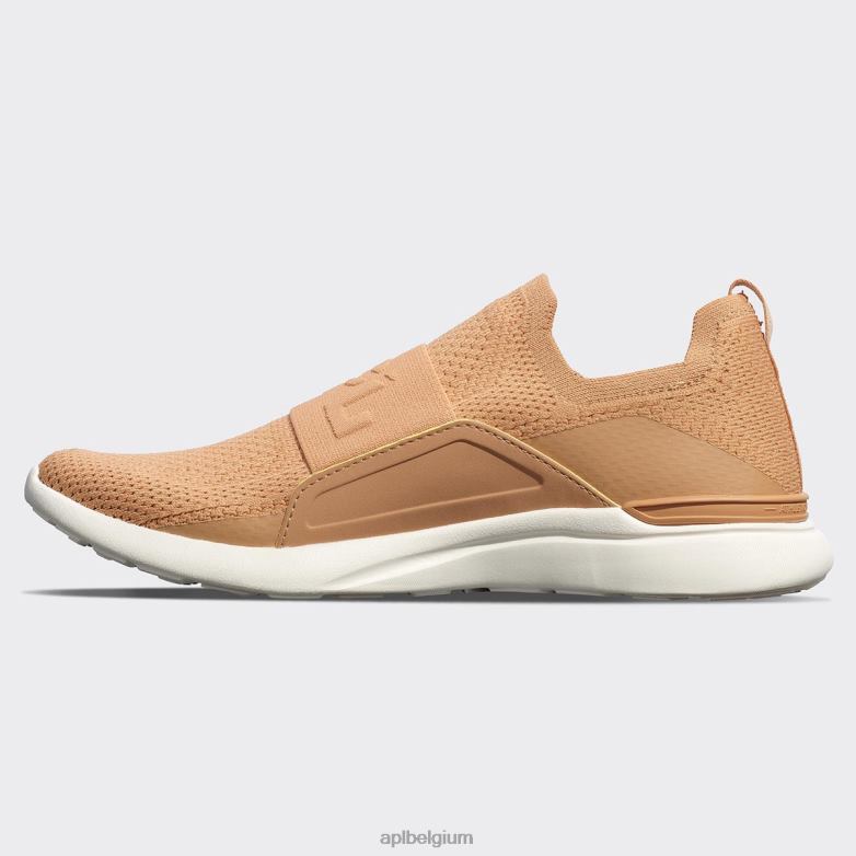 vrouwen techloom gelukzaligheid 25 406TH174 rennen bruin/ivoor APL