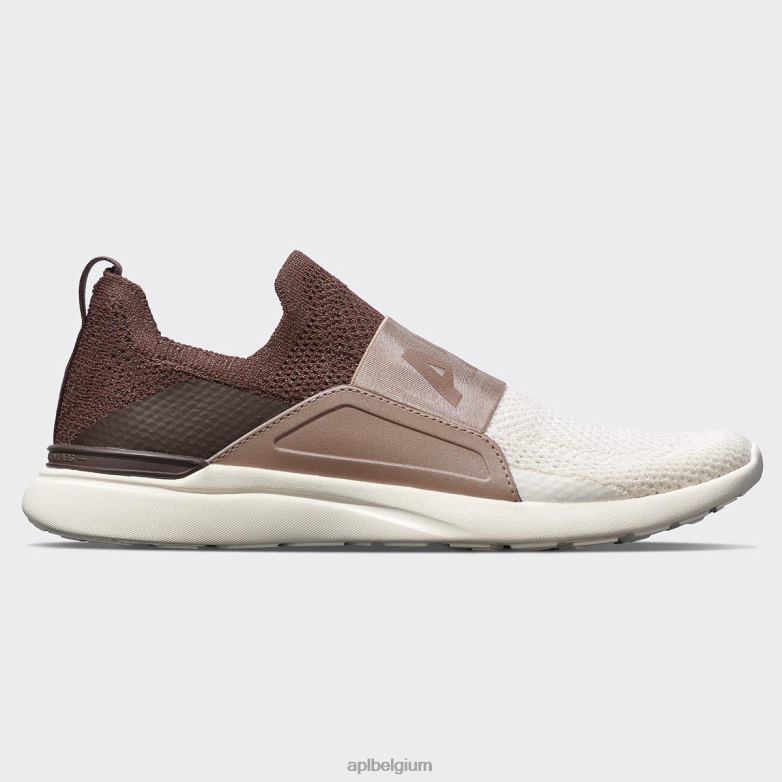 metallic chocolade/amandel/ivoor