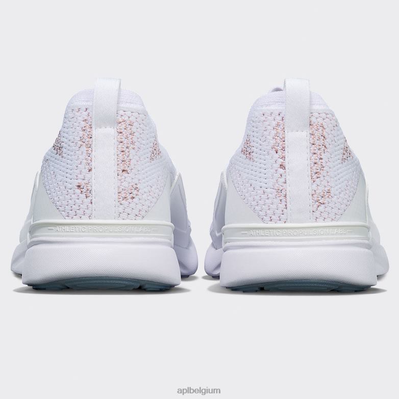 vrouwen techloom gelukzaligheid 27 406TH241 rennen wit/creme/strandhout APL