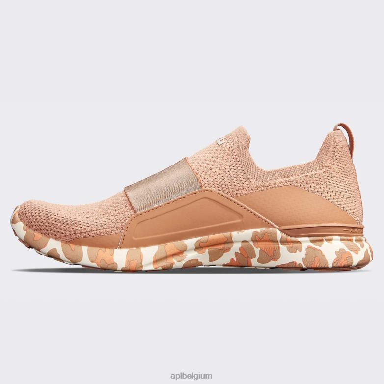 vrouwen techloom gelukzaligheid 27 406TH257 rennen karamel/amandel/luipaard APL