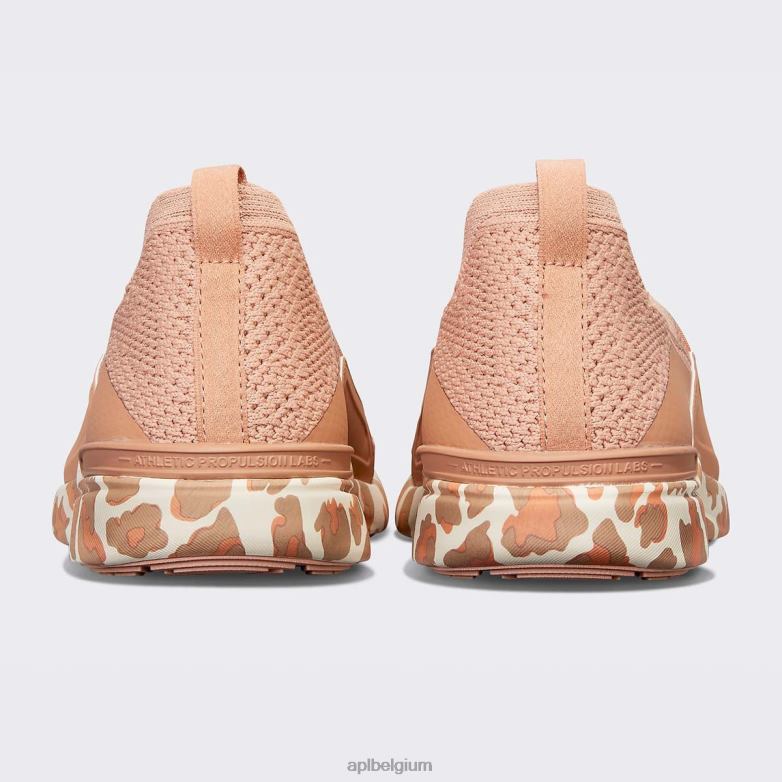 vrouwen techloom gelukzaligheid 27 406TH257 rennen karamel/amandel/luipaard APL