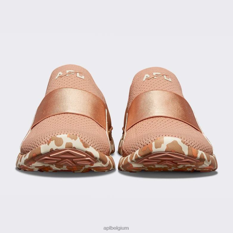 vrouwen techloom gelukzaligheid 27 406TH257 rennen karamel/amandel/luipaard APL